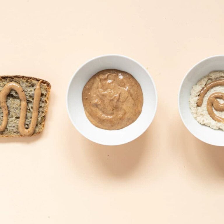3 ways to use baby food pouches: on toast strips, eaten out of a bowl, or mixed into baby cereal