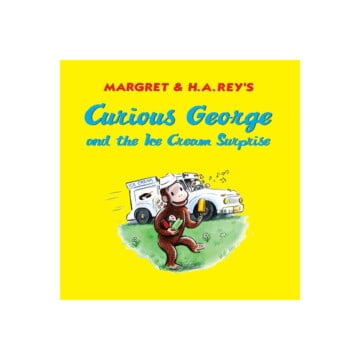 Book cover, Curious George and the Ice Cream Suprise