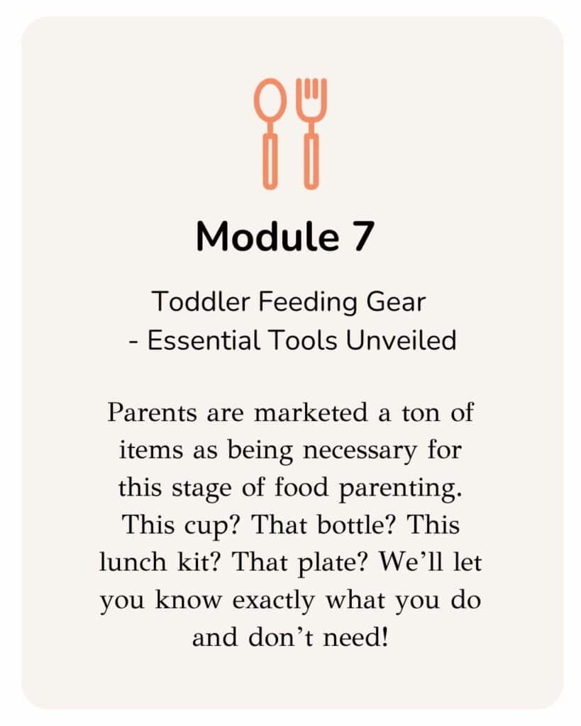 Parents are marketed a ton of items as being necessary for this stage of food parenting. This cup? That bottle? This lunch kit? That plate? We’ll let you know exactly what you do and don’t need!
