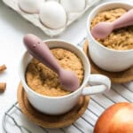 baby apple mug cake