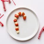 Candy Cane Charcuterie for kids