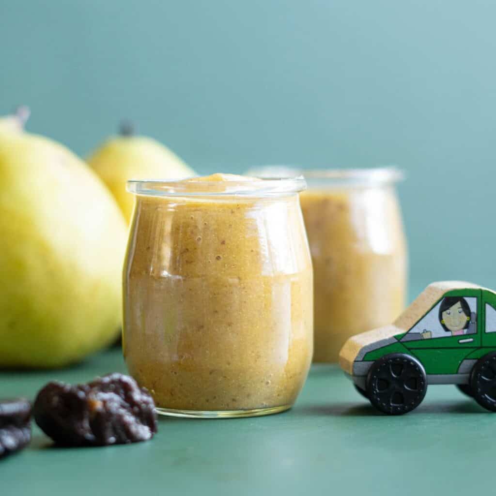 Go baby go - puree to help babies with constipation