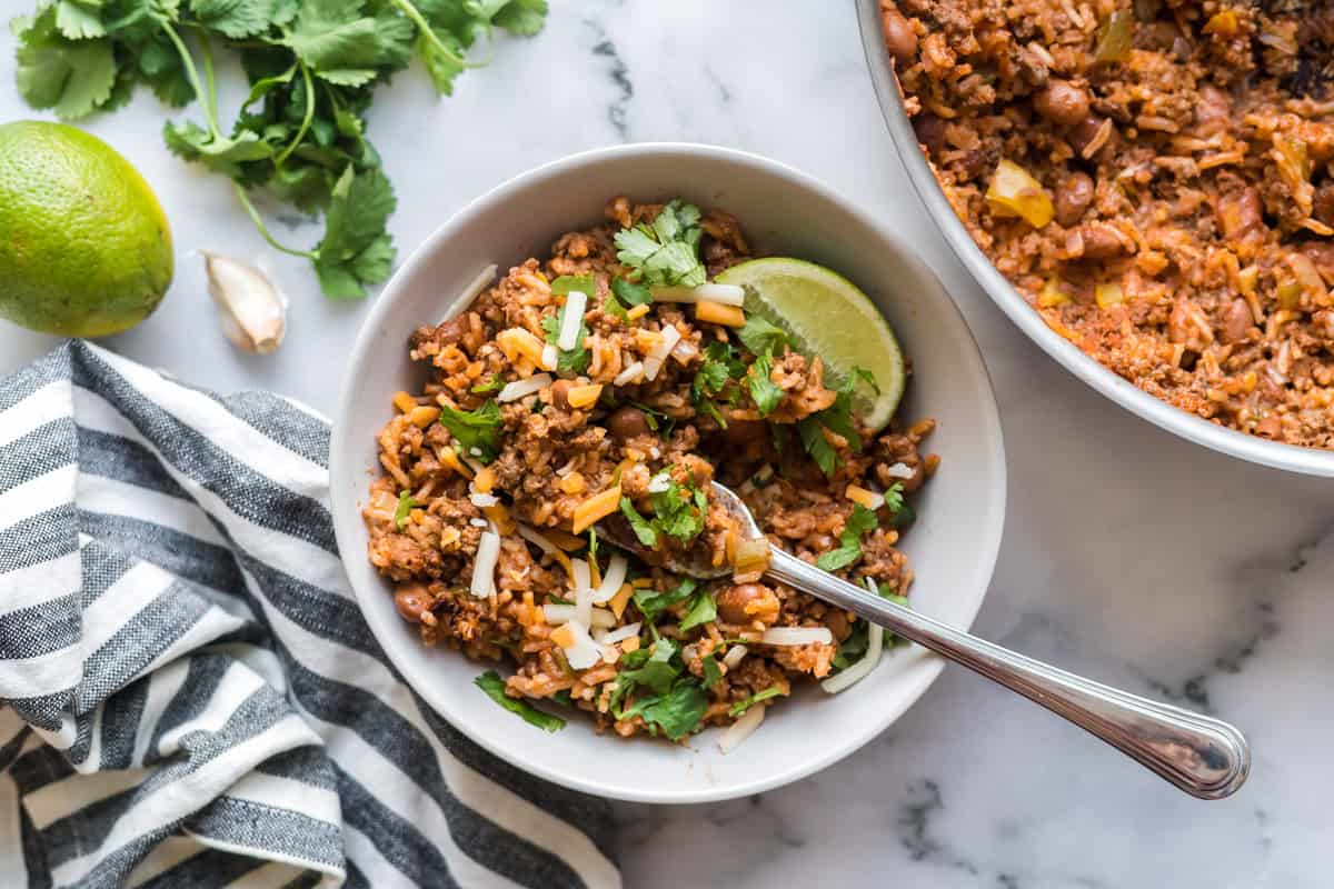 sofrito beef bean and rice