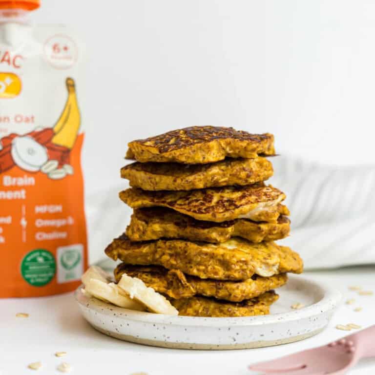 Fruit pouch pancakes