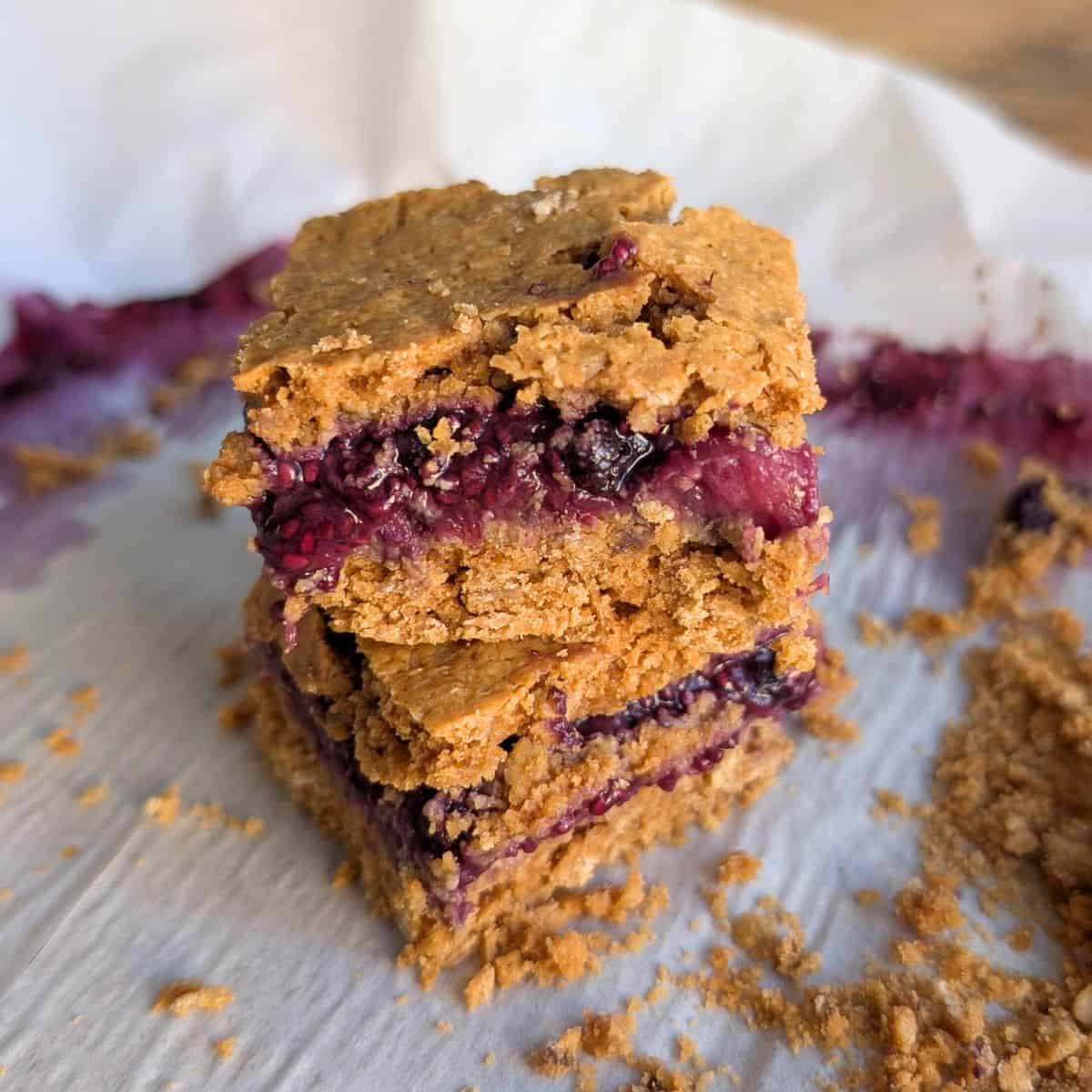 sunbutter version of pb and j bars